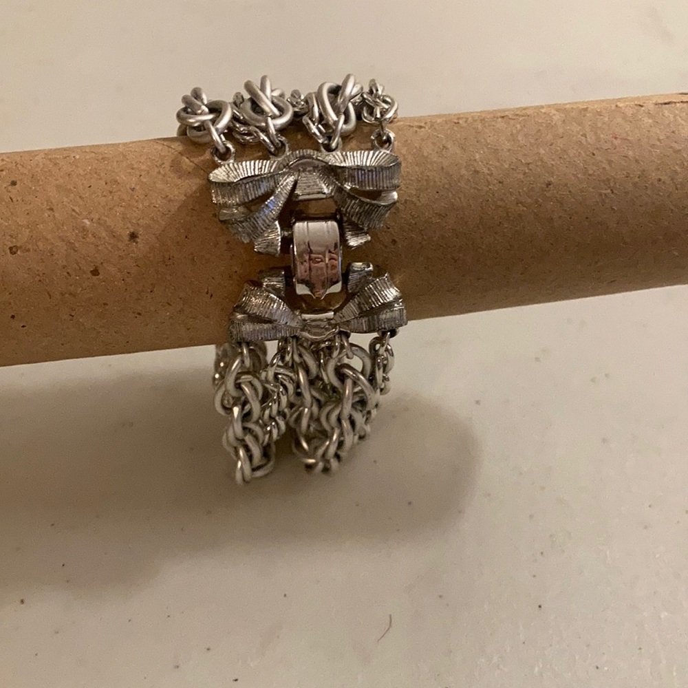 Lisner Silver Multi Chain Bracelet - image 1